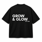 "MILESTONE STUDIO" GROW & GLOW T-SHIRT / BLACK