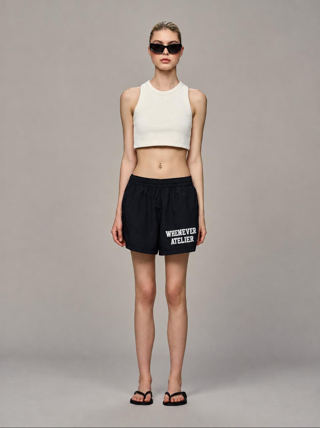BLACK SS26BASICSHORTSstu