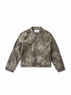 "HADES" BLACK WAX BIKER JACKET