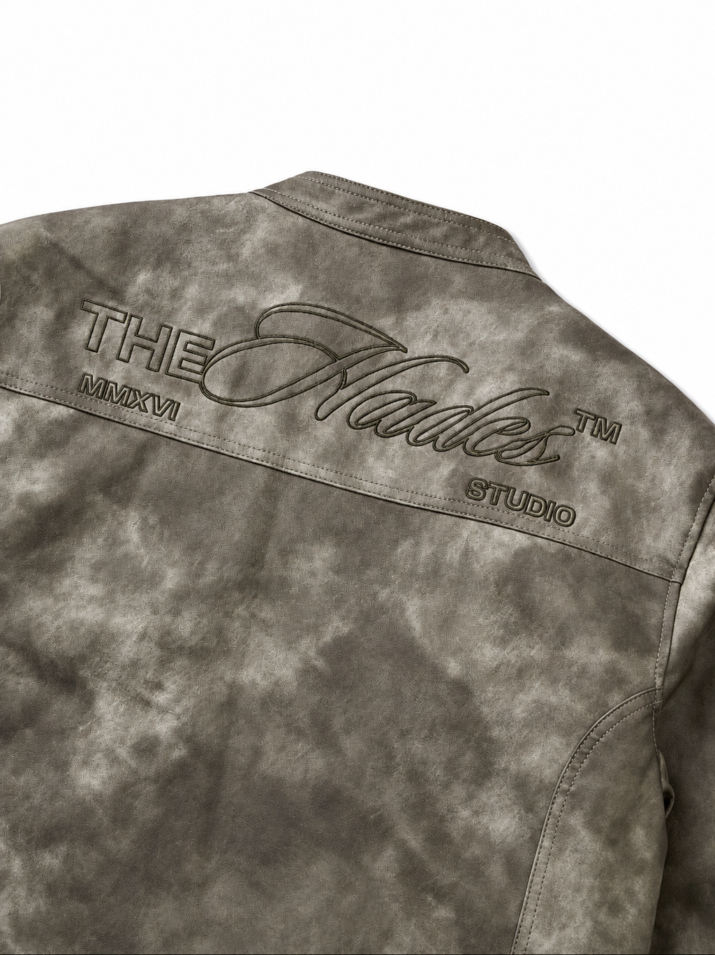 "HADES" BLACK WAX BIKER JACKET