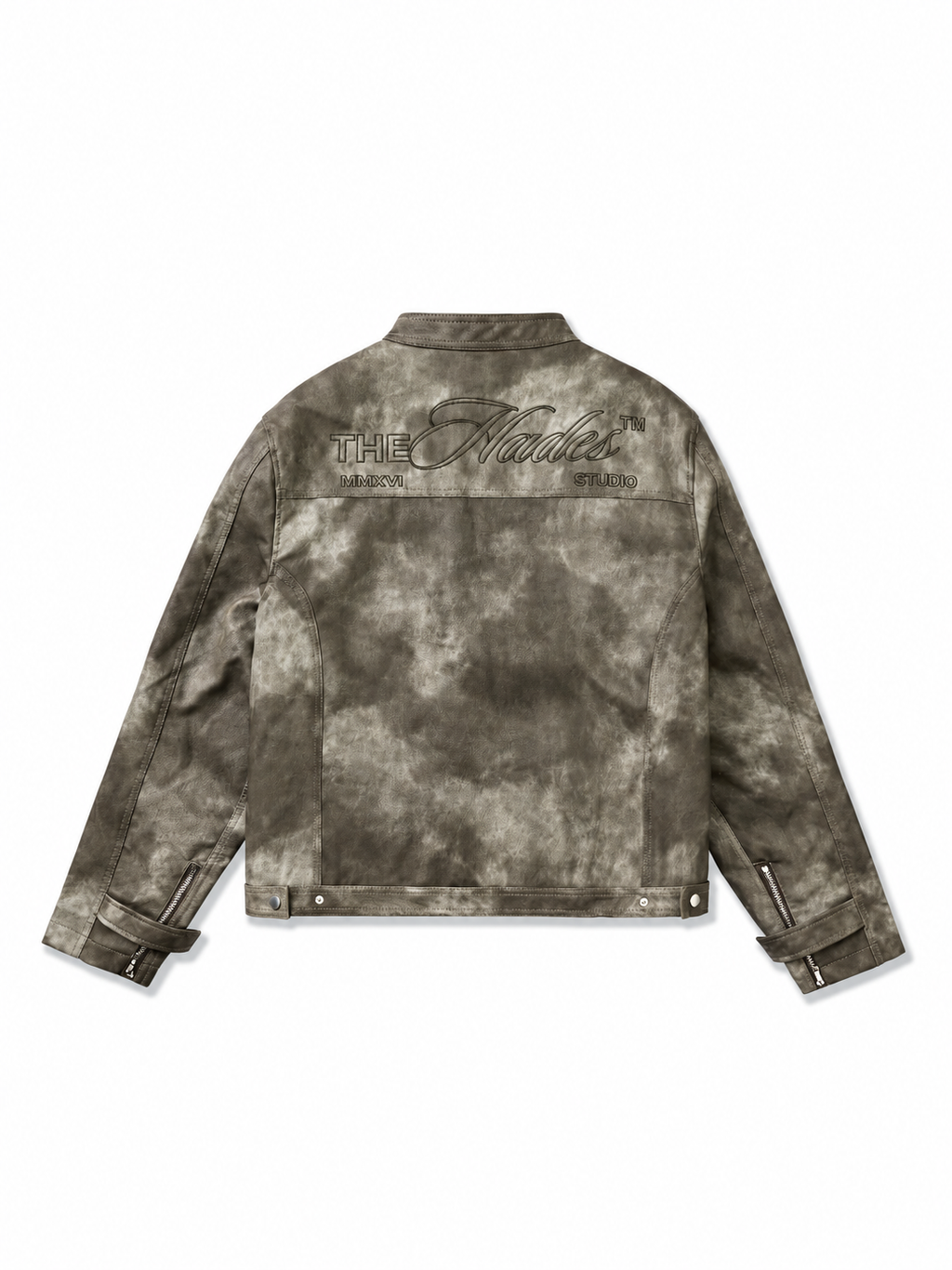 "HADES" BLACK WAX BIKER JACKET