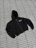 BLACK ZIPUPBACKLAY