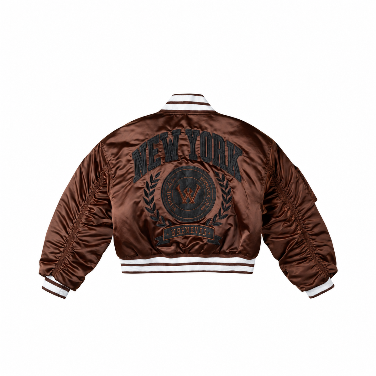 "WHENEVER" NEW YORK BOMBER / BROWN