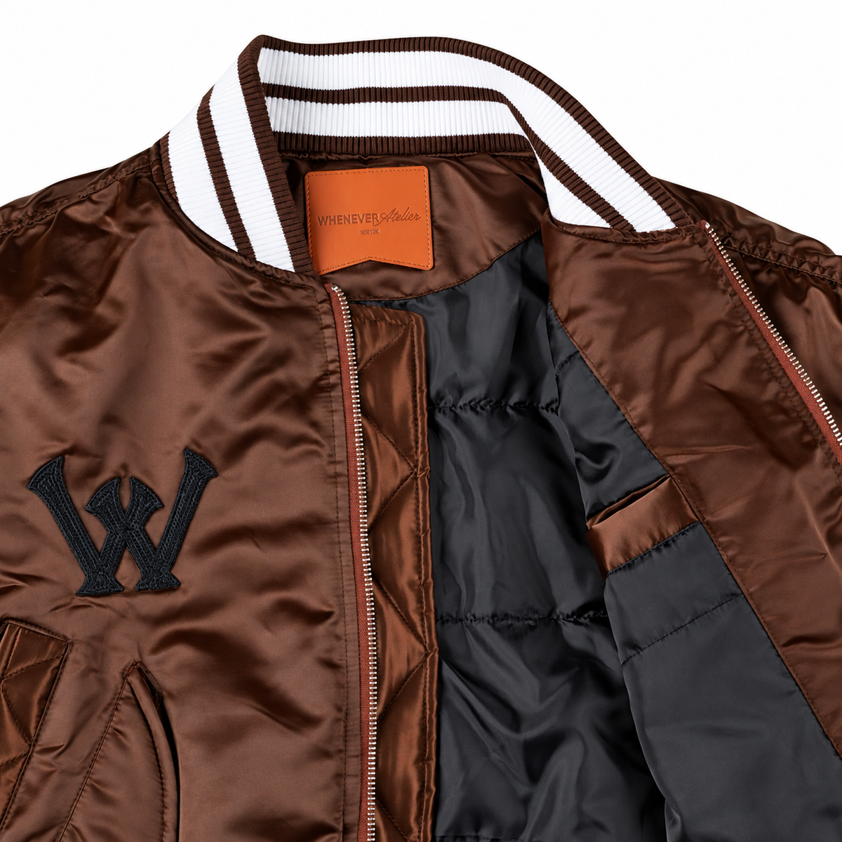 "WHENEVER" NEW YORK BOMBER / BROWN