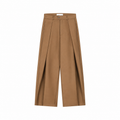 "WHENEVER" WIDE-LEG TROUSERS / BROWN