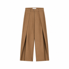 "WHENEVER" WIDE-LEG TROUSERS / BROWN