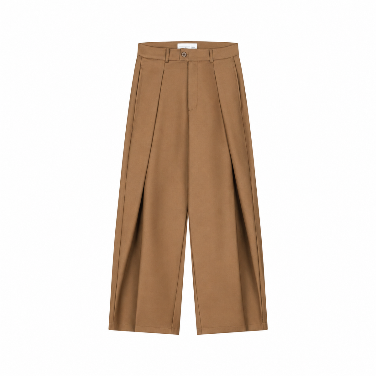 "WHENEVER" WIDE-LEG TROUSERS / BROWN