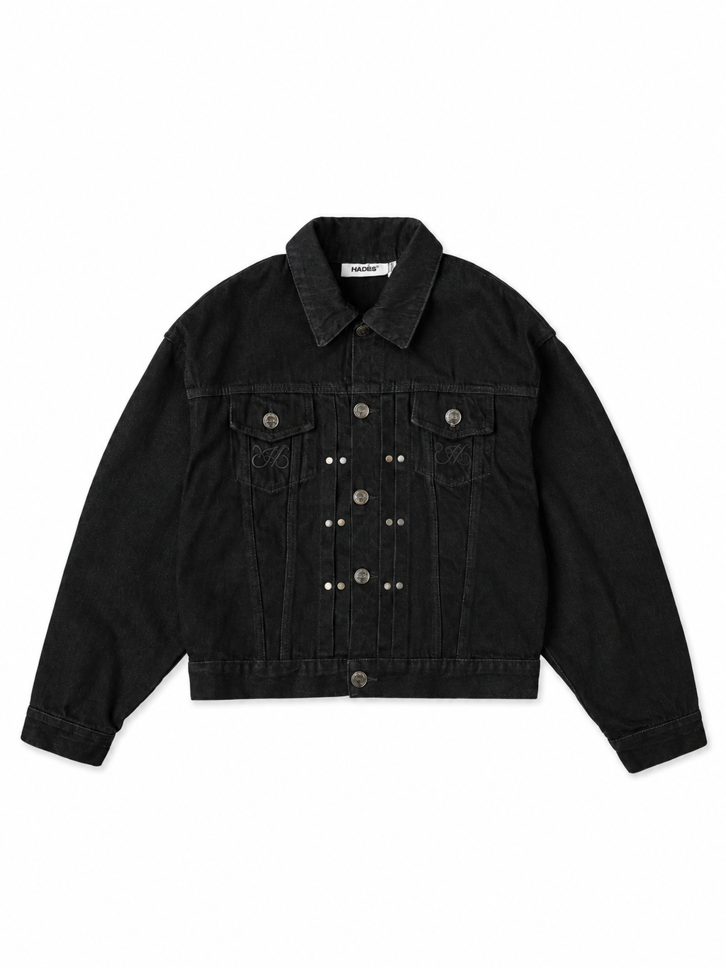 "HADES" DARK MATTER DENIM JACKET / BLACK