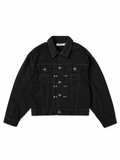 "HADES" DARK MATTER DENIM JACKET / BLACK