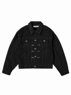 "HADES" DARK MATTER DENIM JACKET / BLACK