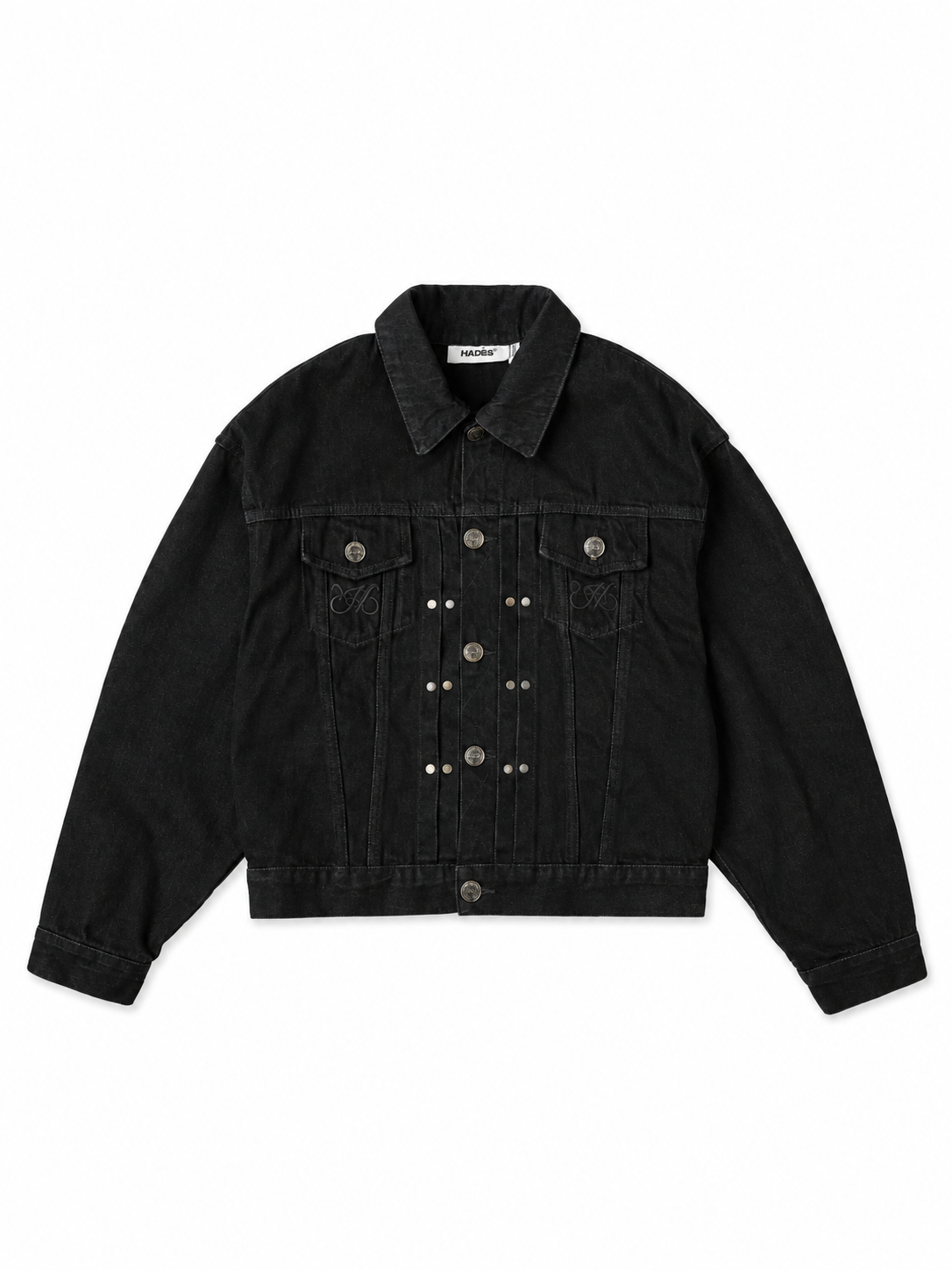 "HADES" DARK MATTER DENIM JACKET / BLACK