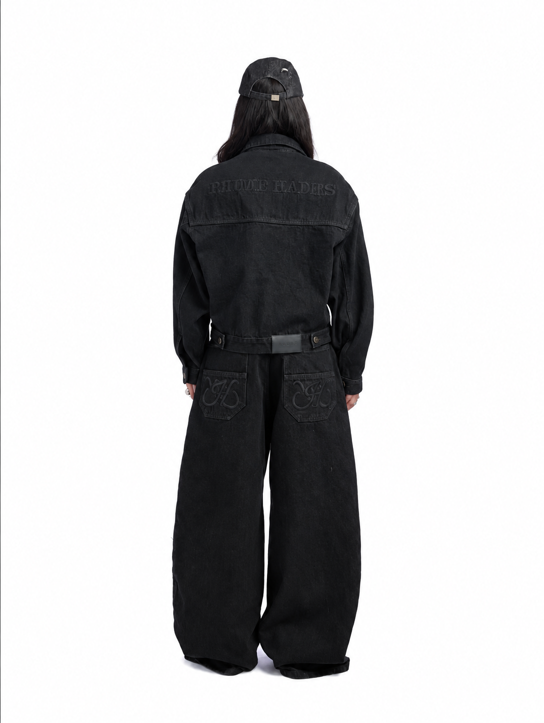 "HADES" DARK MATTER DENIM JACKET / BLACK
