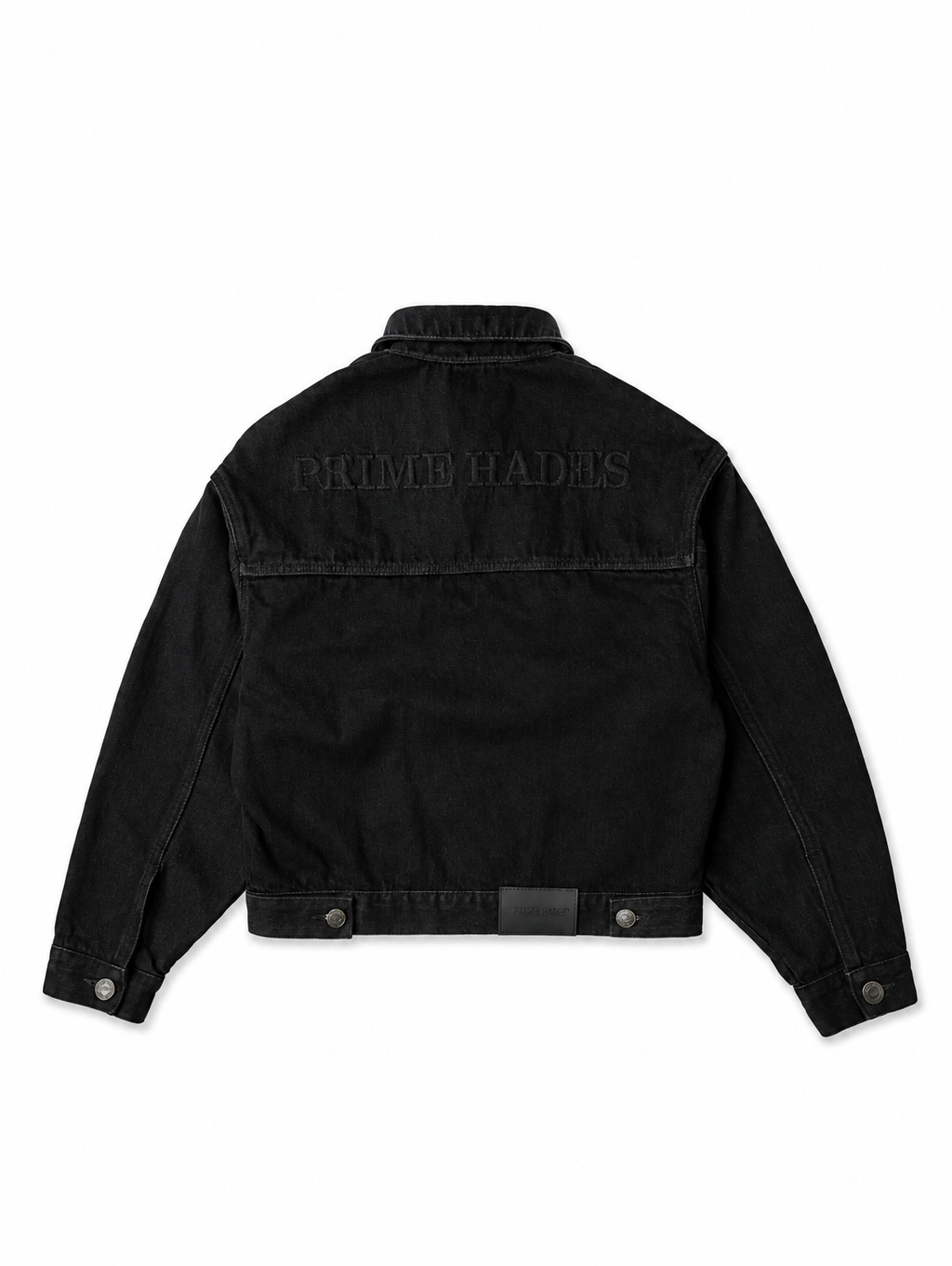 "HADES" DARK MATTER DENIM JACKET / BLACK