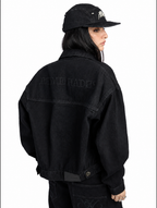 "HADES" DARK MATTER DENIM JACKET / BLACK