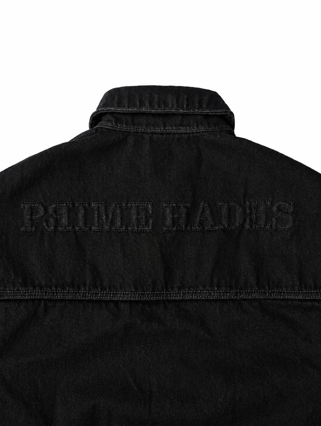 "HADES" DARK MATTER DENIM JACKET / BLACK