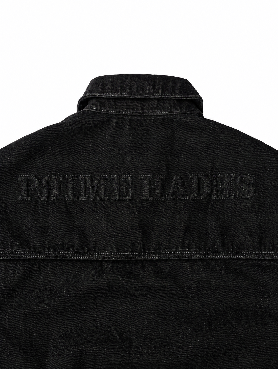 "HADES" DARK MATTER DENIM JACKET / BLACK