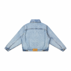 “WHENEVER” BASIC DENIM JACKET / WASH BLUE