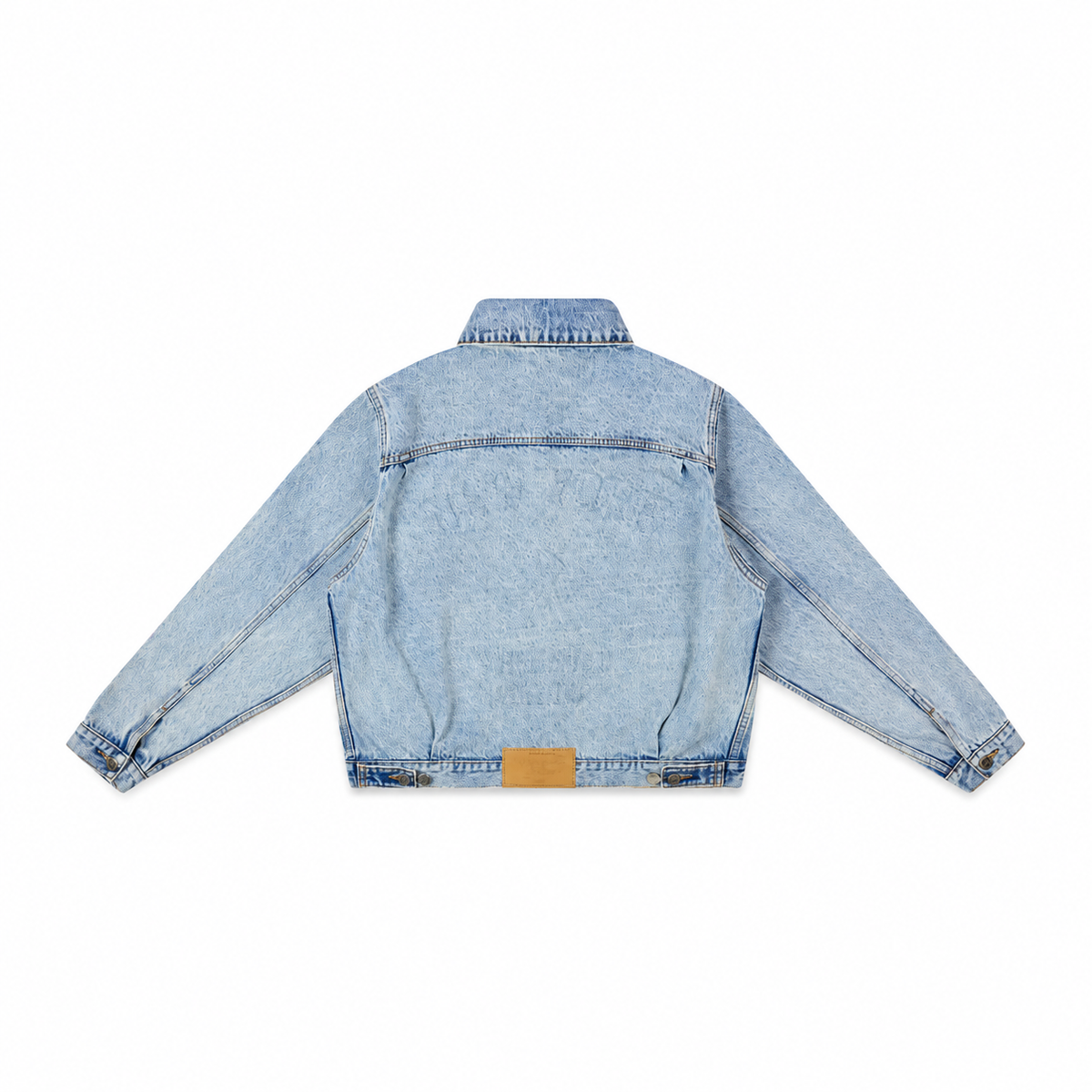 “WHENEVER” BASIC DENIM JACKET / WASH BLUE