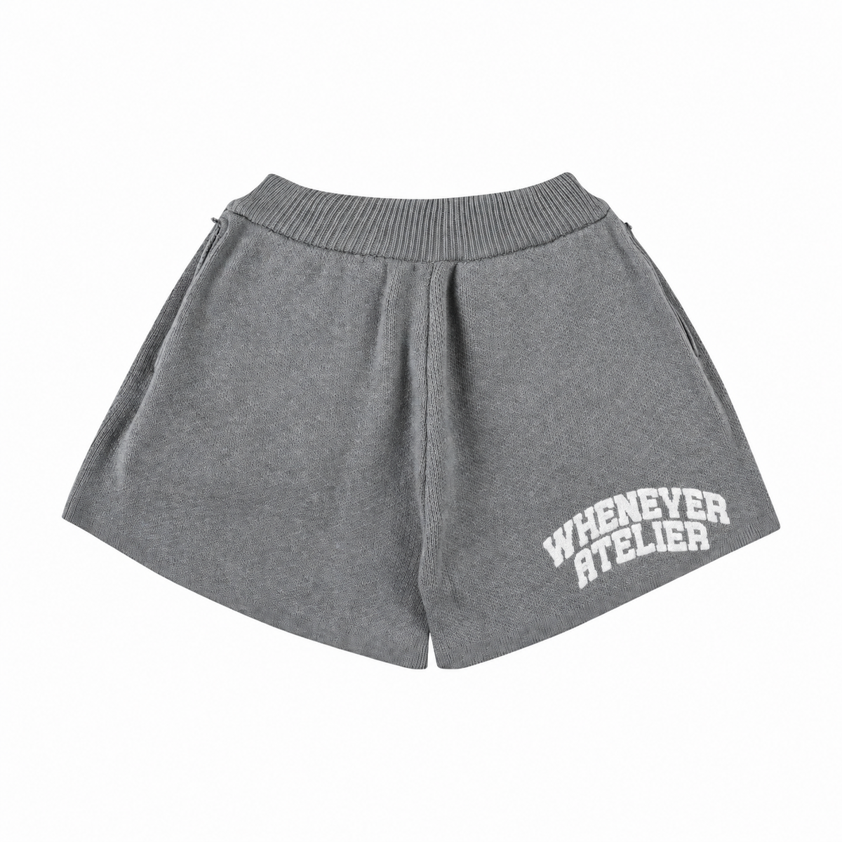 GREY KNITSHORTS