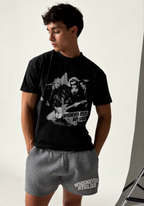GREY KNITSHORTSIRL
