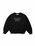 "HADES" MONOLITH KNIT SWEATER / BLACK