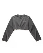 "STRESSMAMA" SSMA COACH CROP LONGSLEEVE