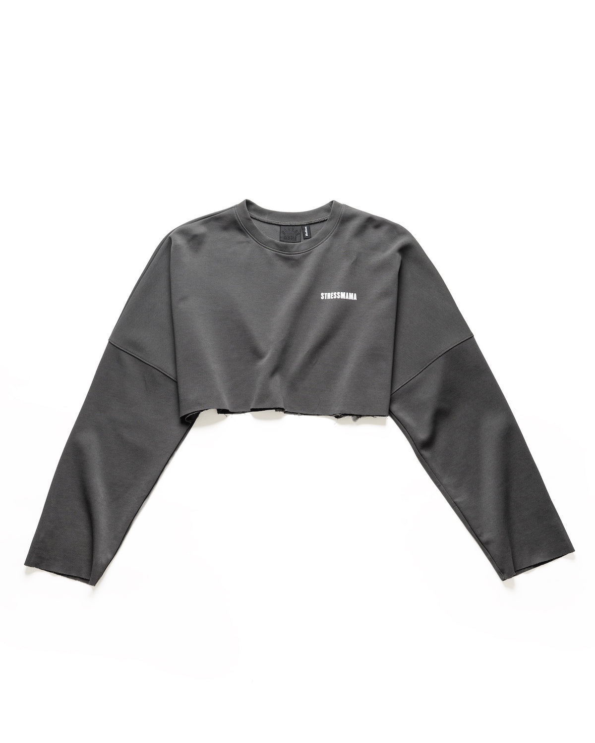 "STRESSMAMA" SSMA COACH CROP LONGSLEEVE