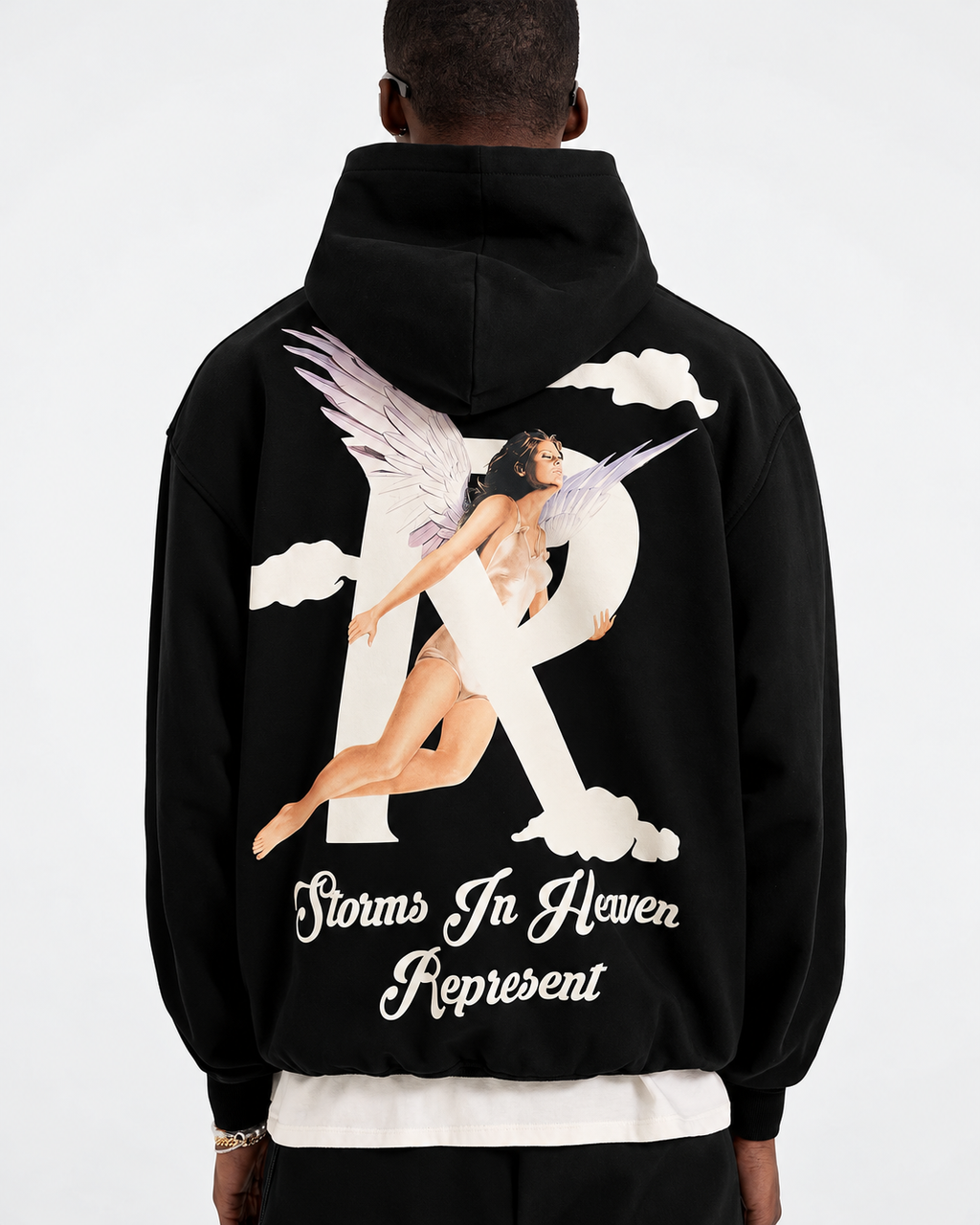 "REPRESENT" STORMS IN HEAVEN HOODIE