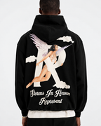 "REPRESENT" STORMS IN HEAVEN HOODIE