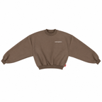 “WHENEVER” BASIC SWEATER / BROWN
