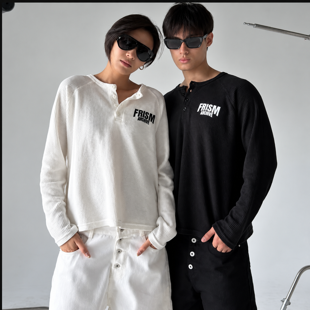 "FABRICLISM" WAFFLE LONGSLEEVE