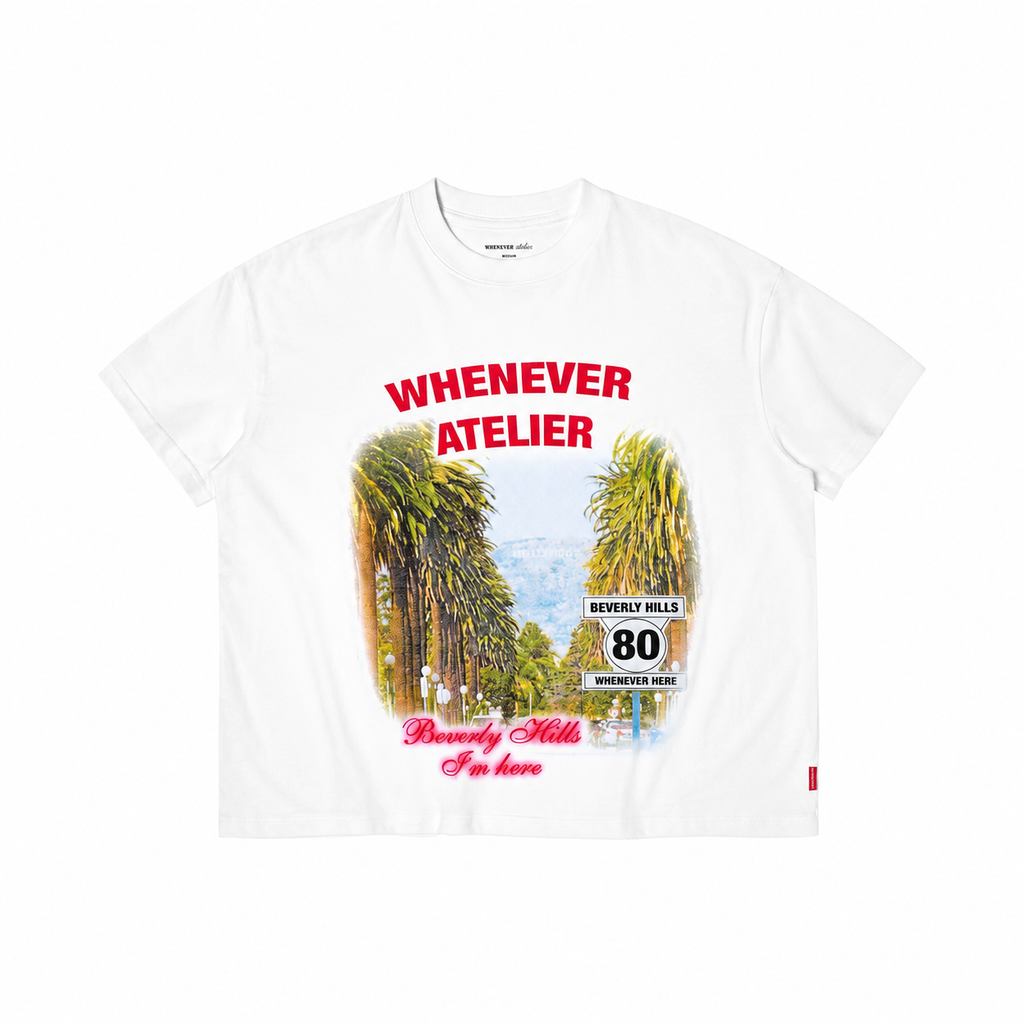 "WHENEVER" BEVERLY HILLS T-SHIRT