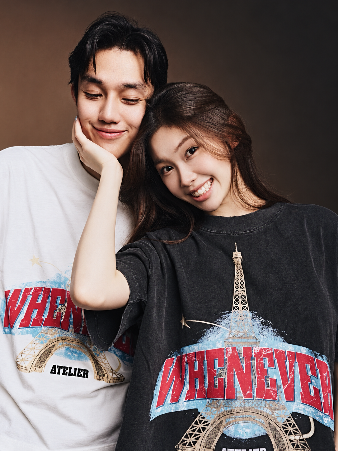 “WHENEVER” PARIS WASH T-SHIRT