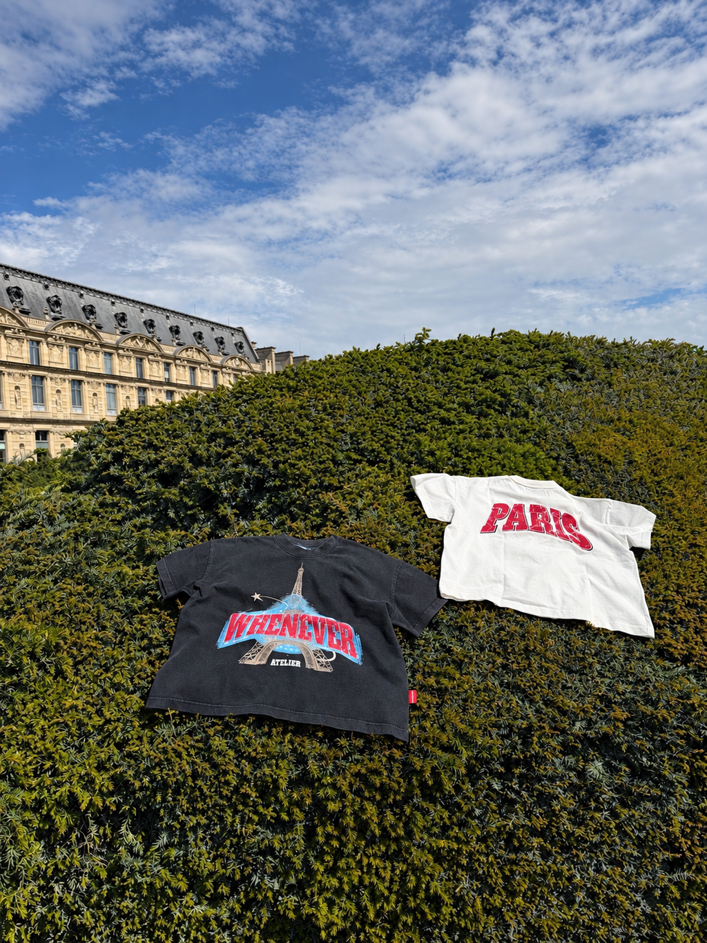 “WHENEVER” PARIS WASH T-SHIRT