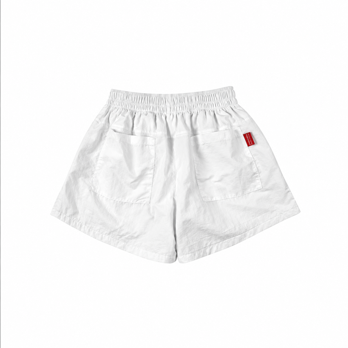 WHITE SS26BASICSHORTSBACK