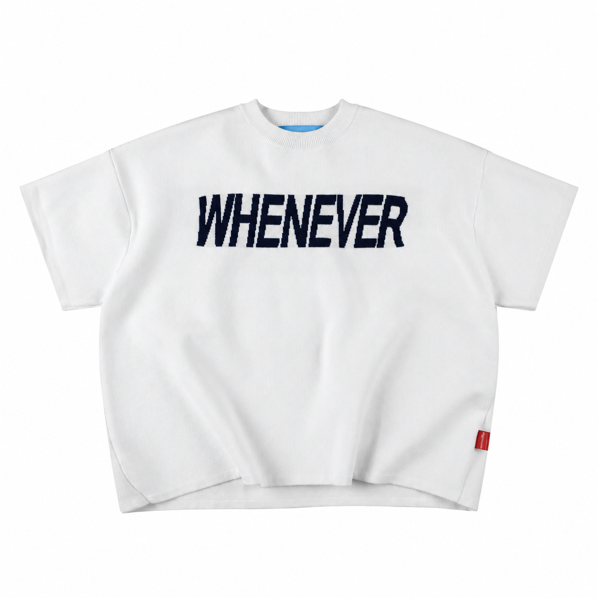 WHITE KNIT_TEE
